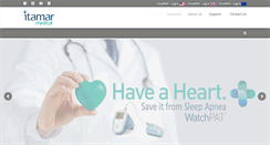 Desktop Screenshot of itamar-medical.com